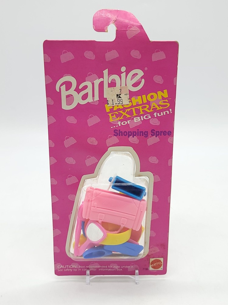 Mattel 1992 Barbie Fashion Extras #7195 Shopping Spree NRFB