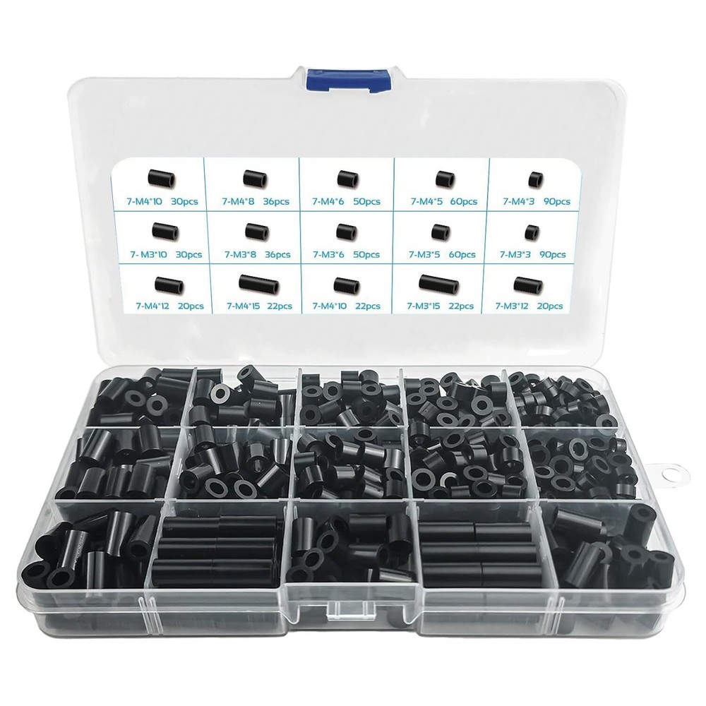 DIY Essential 638Pcs Electrical Outlet Spacer Assortment with ABS Material-image