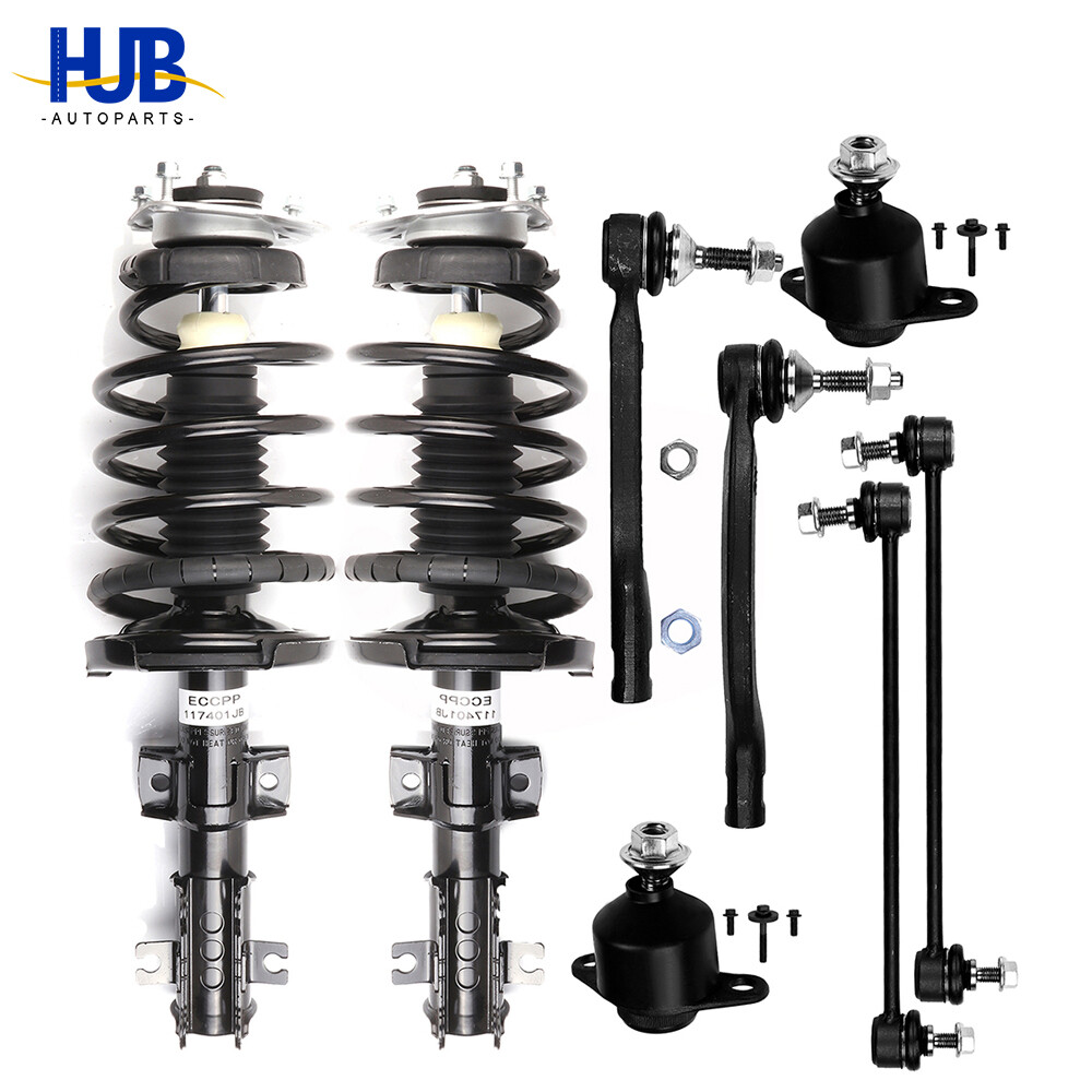 Volvo V70 S80 S60 Front Suspension Struts Sway Bars Tie Rods Ball Joints  