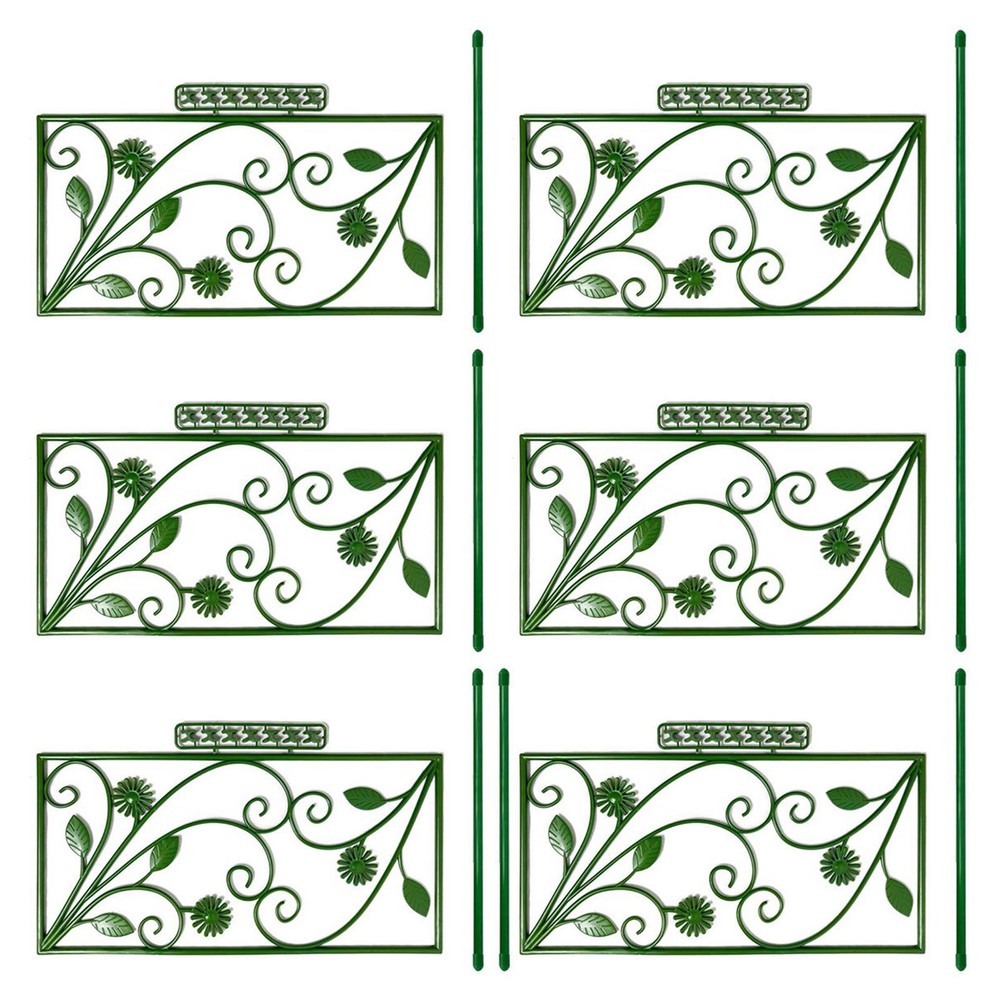 Decorative Garden Fence Spliceable Garden Fence No Dig Fence Decorative trusted