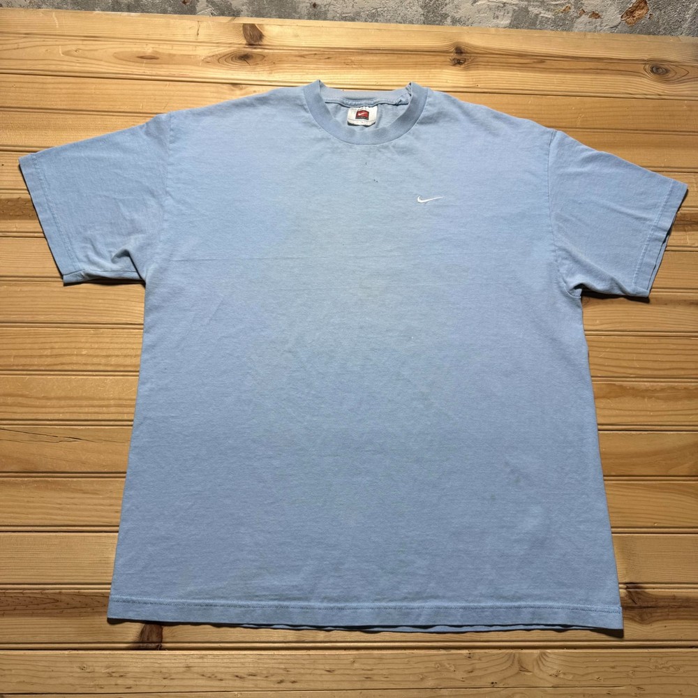 Vintage 90s Nike Team Embroidered Mini Swoosh Logo T-Shirt Men's Size - Large