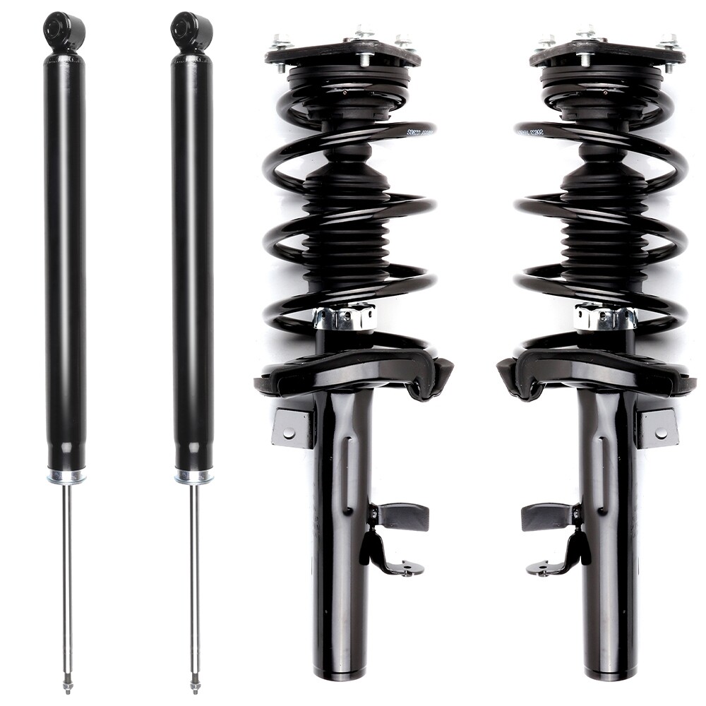2012-2013 Ford Focus Complete Front & Rear Strut Shock Assembly with Springs 4pcs