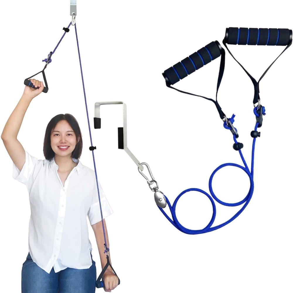 Shoulder Pulley for Physical Therapy Pulleys for Shoulder Rehab over Door Shou..