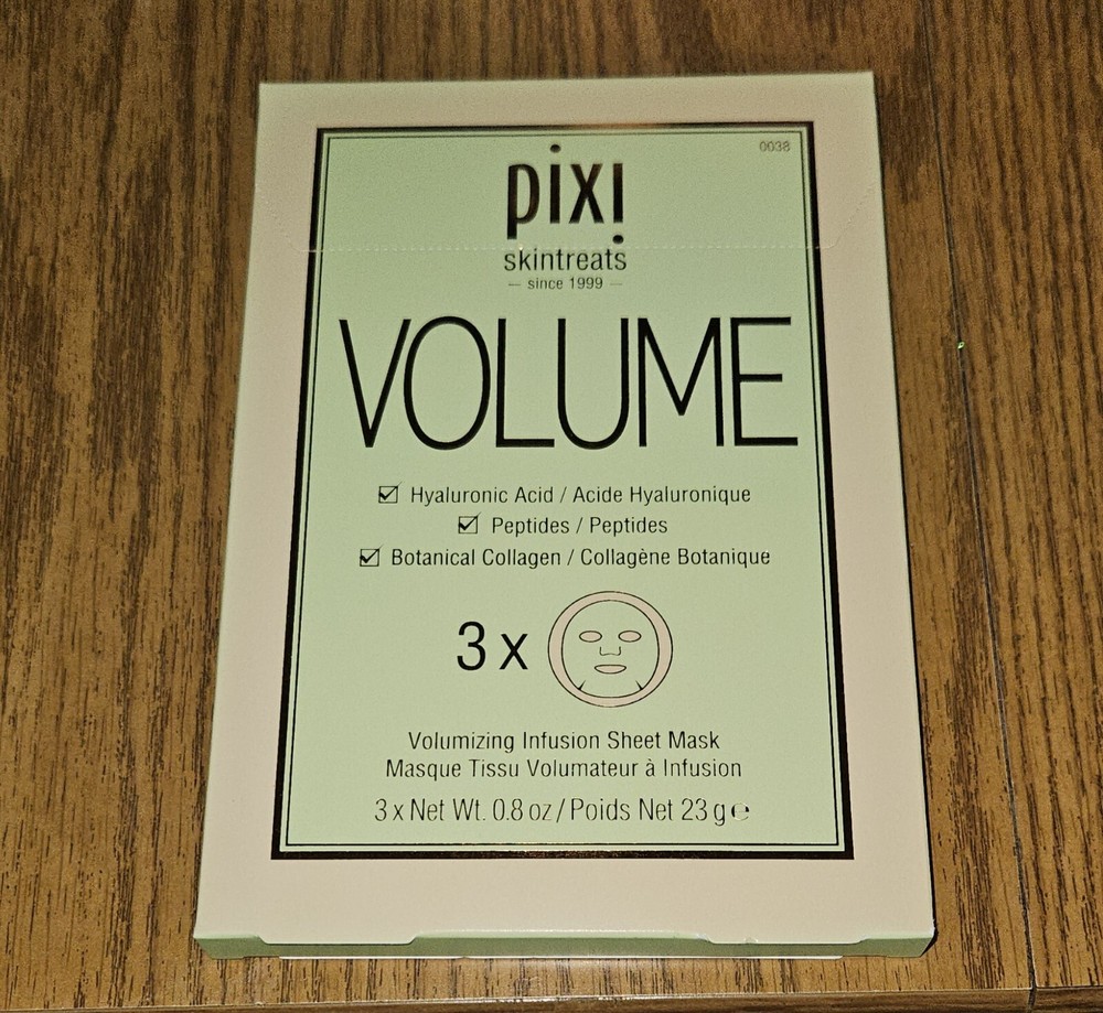 Pixi Skintreats 3-Piece Sheet Mask Set New Unopened