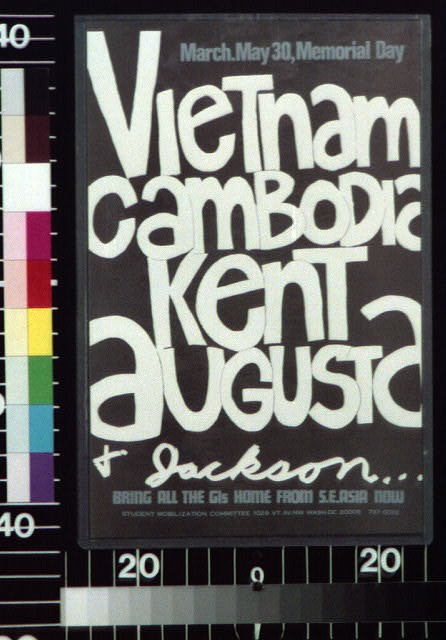 Photo:Vietnam Cambodia Kent Augusta Jackson Memorial Day Poster 1970