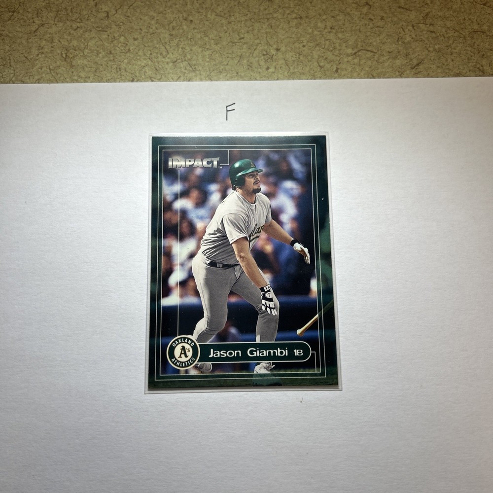 2000 Fleer Impact - Jason Giambi #186
