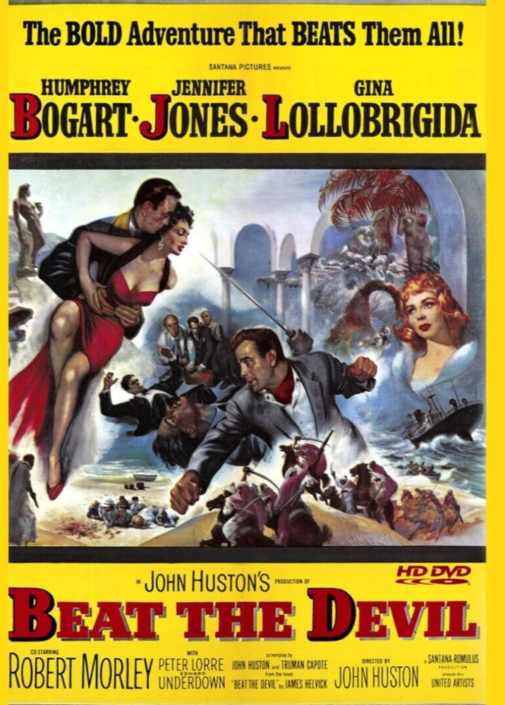 BEAT THE DEVIL 1953 DVD Classic Mystery Movie Humphrey Bogart Gina Lollobrigida