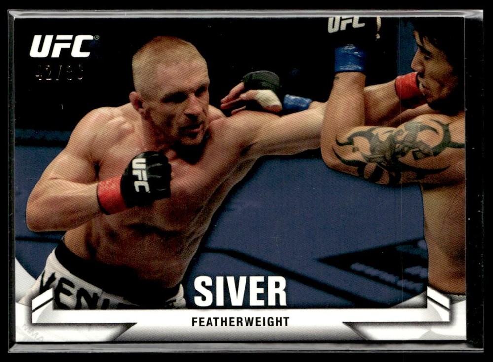 2013 Topps UFC Knockout Dennis Siver Blue #/88 HSC