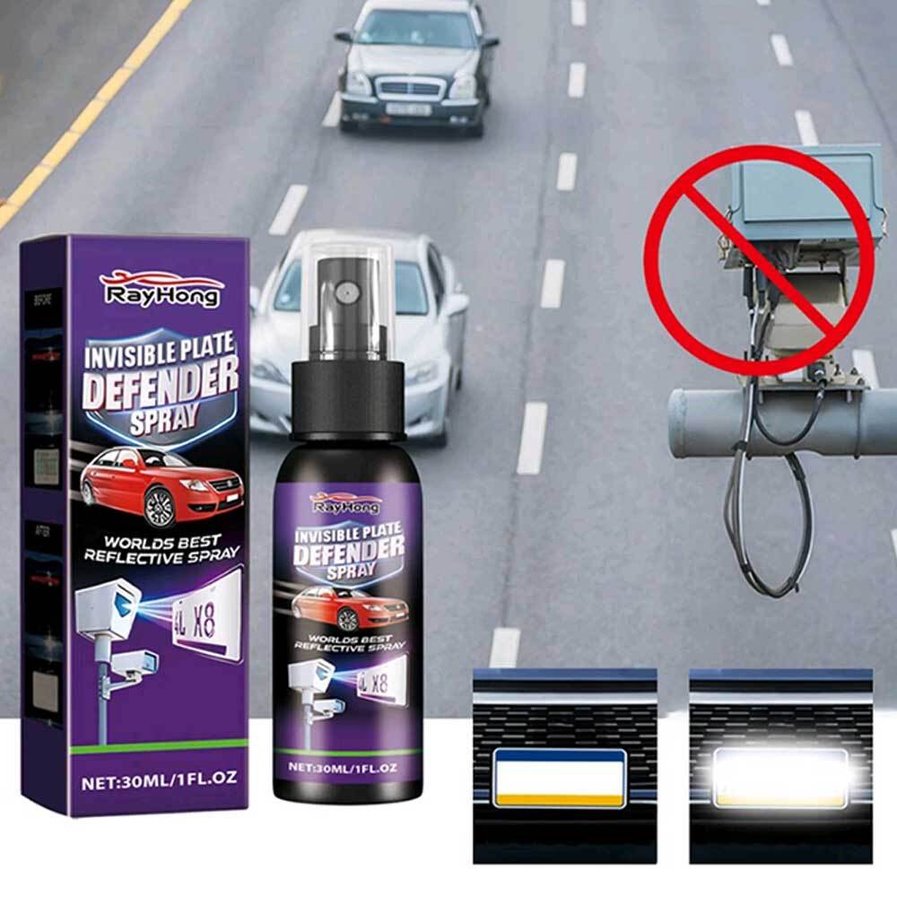 Invisible License Plate Defender Spray Car Plate Number Clear Coating Defense