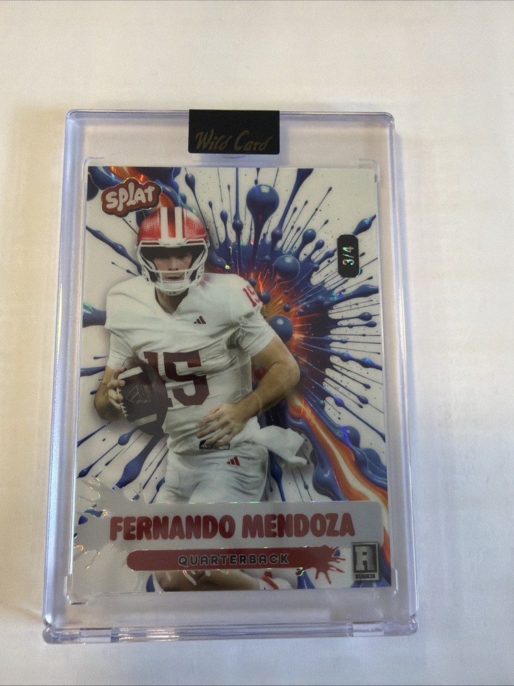 2026 Wild Card Splat Football QB Fernando Mendoza Rookie 1/4