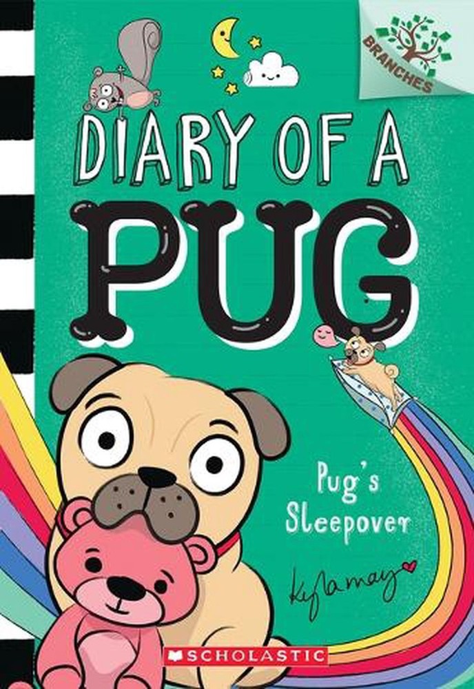 Pug's Sleepover: A Branches Book (Diary of a Pug #6): Volume 6 by Kyla May (Engl