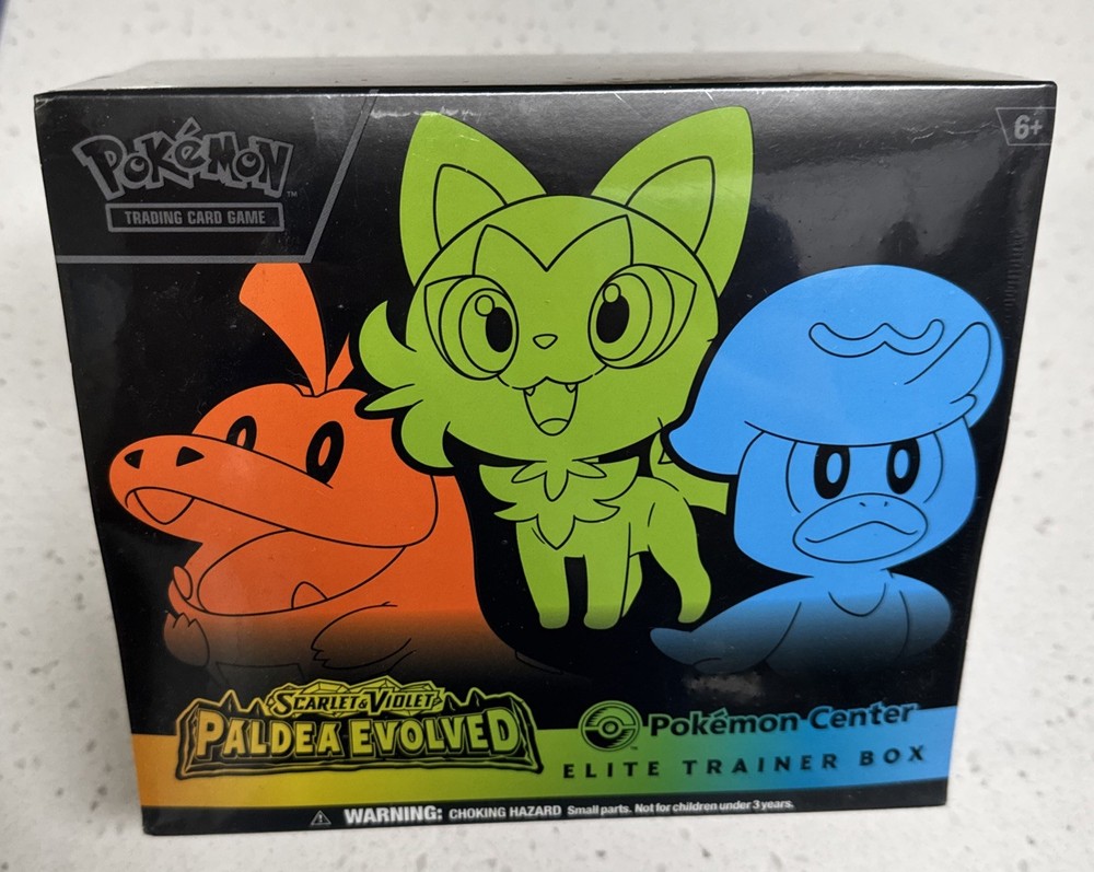 Paldea Evolved Pokemon Center Elite Trainer Box ETB Exclusive 💎 Sealed 💎