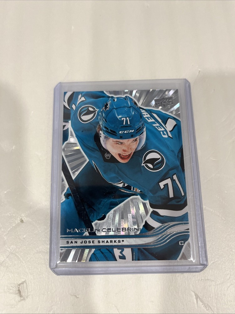 2025-26 Upper Deck Outburst Macklin Celebrini #136 San Jose Sharks