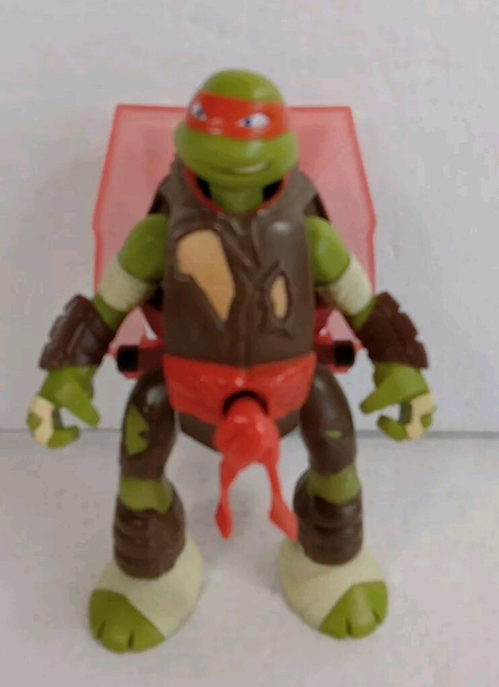 Playmates Teenage Mutant Ninja Turtles 2013 Battle N Throw Michelangelo Figure