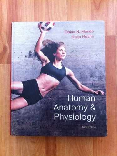 Human Anatomy & Physiology (9th - Hardcover, by Marieb Elaine N.; - Acceptable r