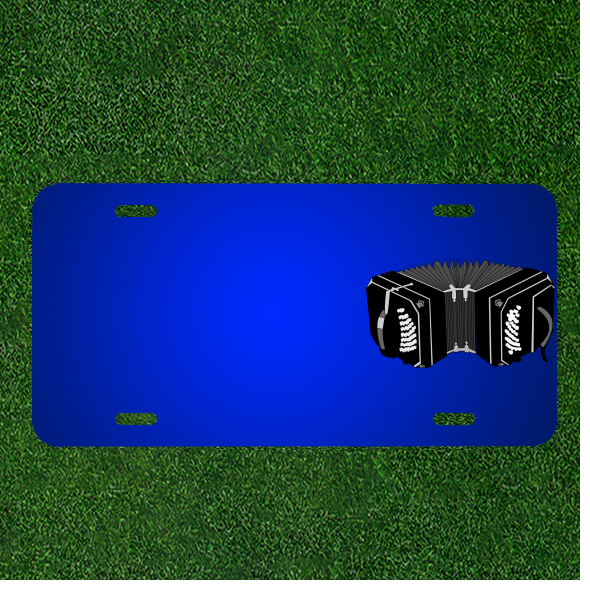 Create a Unique Music-Themed Personalized License Plate with Custom Names for Instrument Lovers