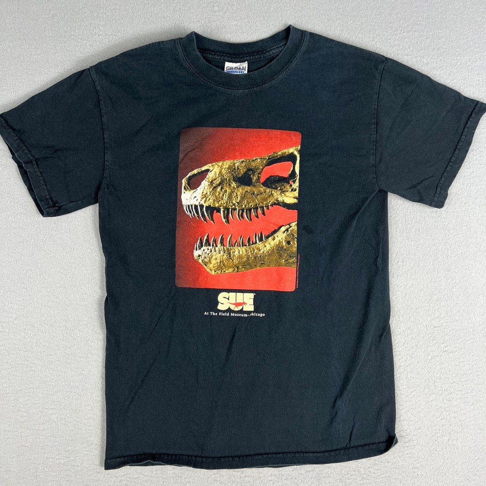 VTG Sue T Rex Dinosaur T Shirt Fits XS Field Museum Chicago 2006 Tyrannosaurus