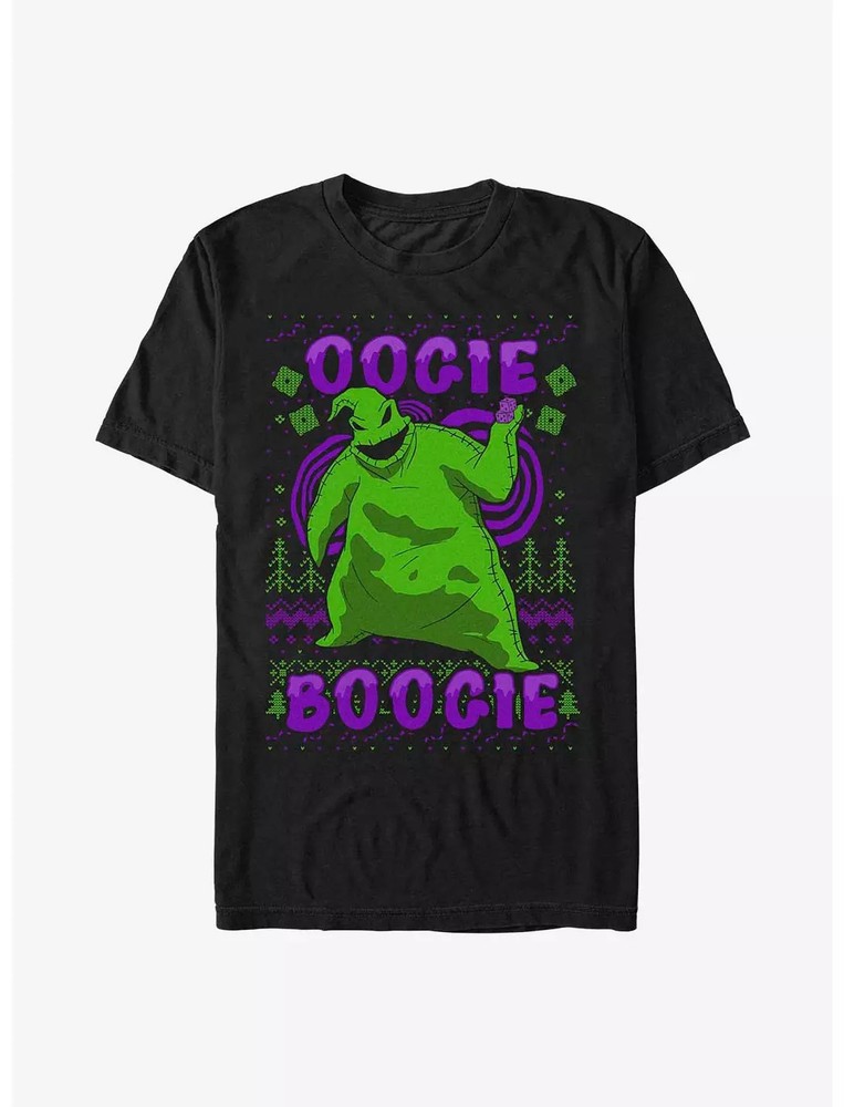 Disney The Nightmare Before Christmas Oogie Boogie Christmas T-Shirt Black