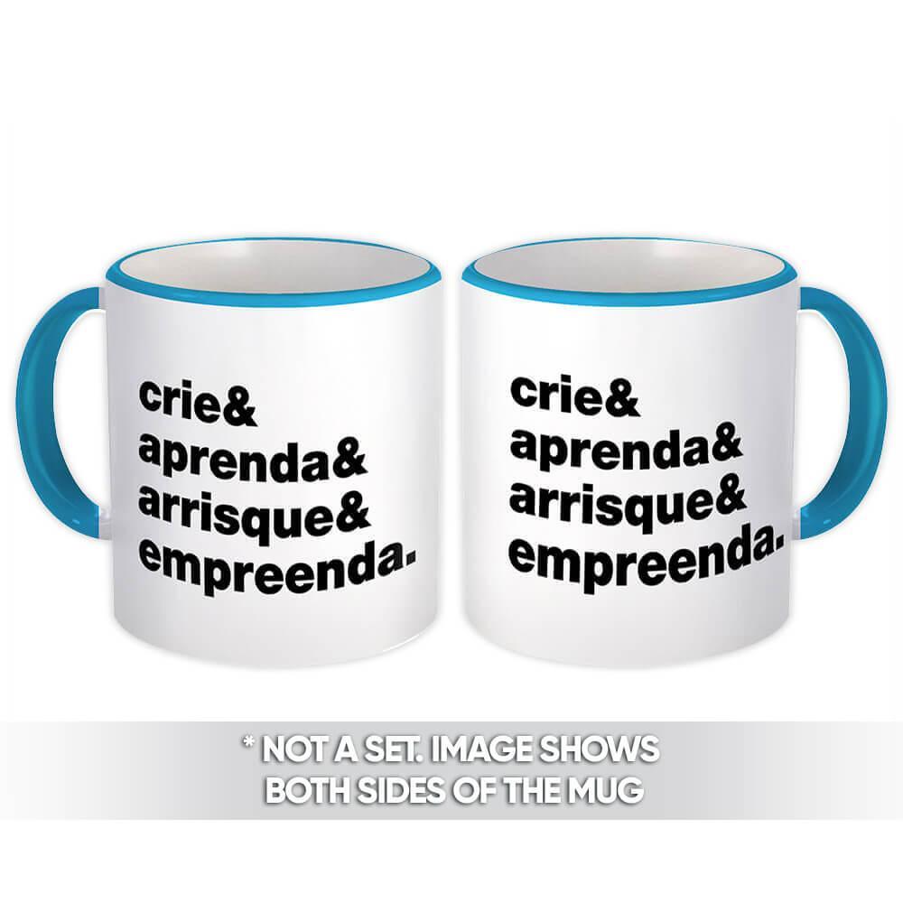 Gift Mug : Crie & Aprenda Arrisque Empreenda Profession Job Work