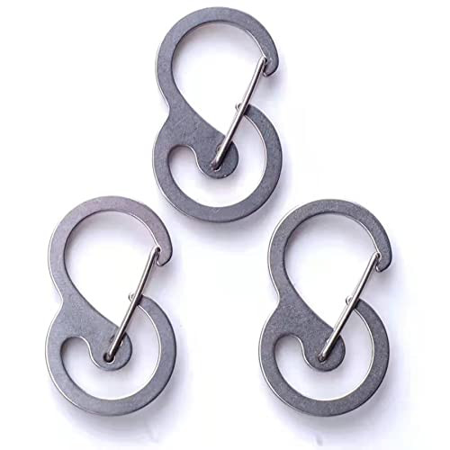 Anti-Lost Quick-Release Carabiner Keychain Clip for Backpacks