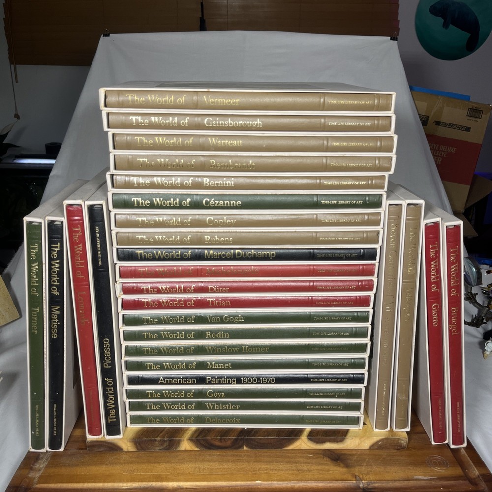 Time Life Library of Art Complete 28 Volume Hardcover Set With Slipcases