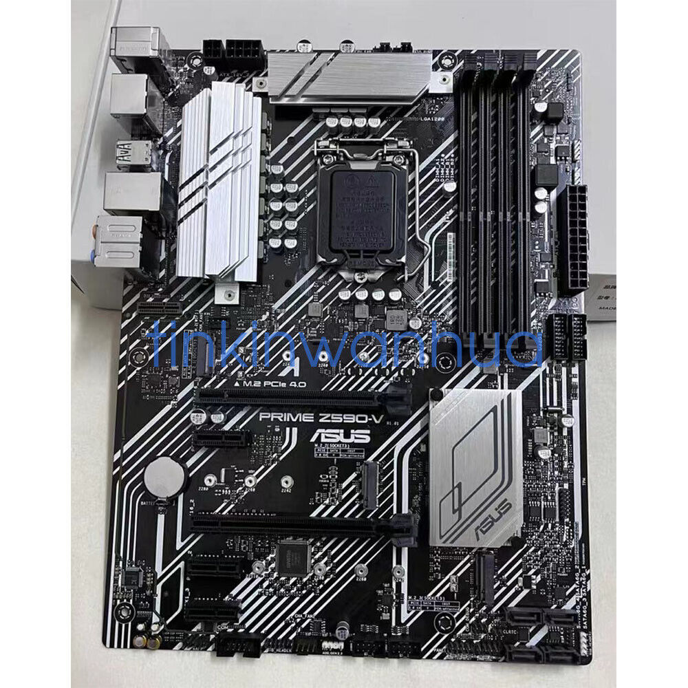 For Z590-V Motherboard LGA1200 PCI-E 4.0 3*M.2 DP+HDMI ATX #E9