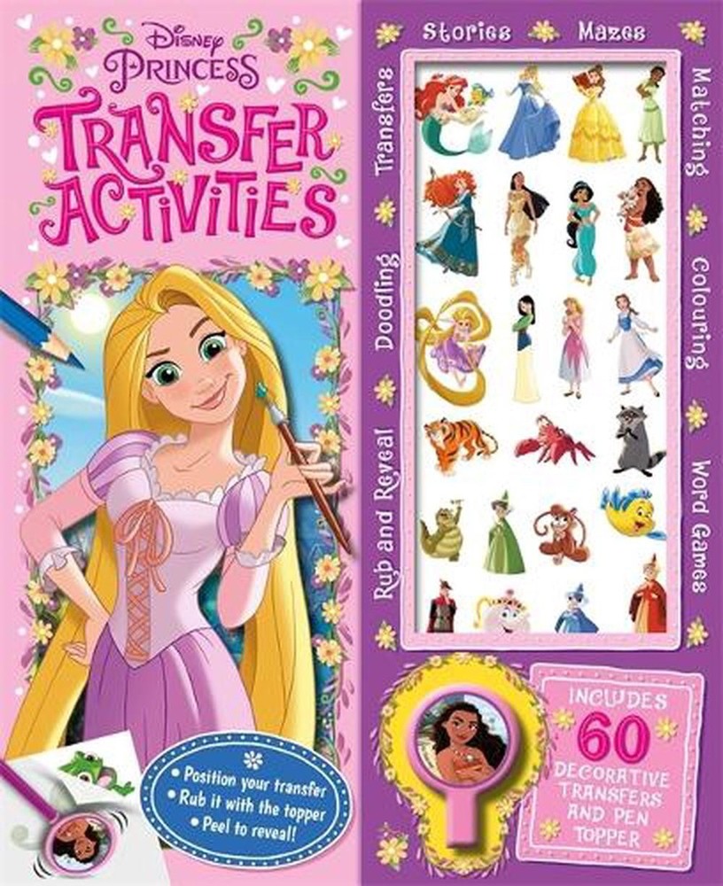 Disney Princess: Transfer Activities by Walt Disney Paperback Book