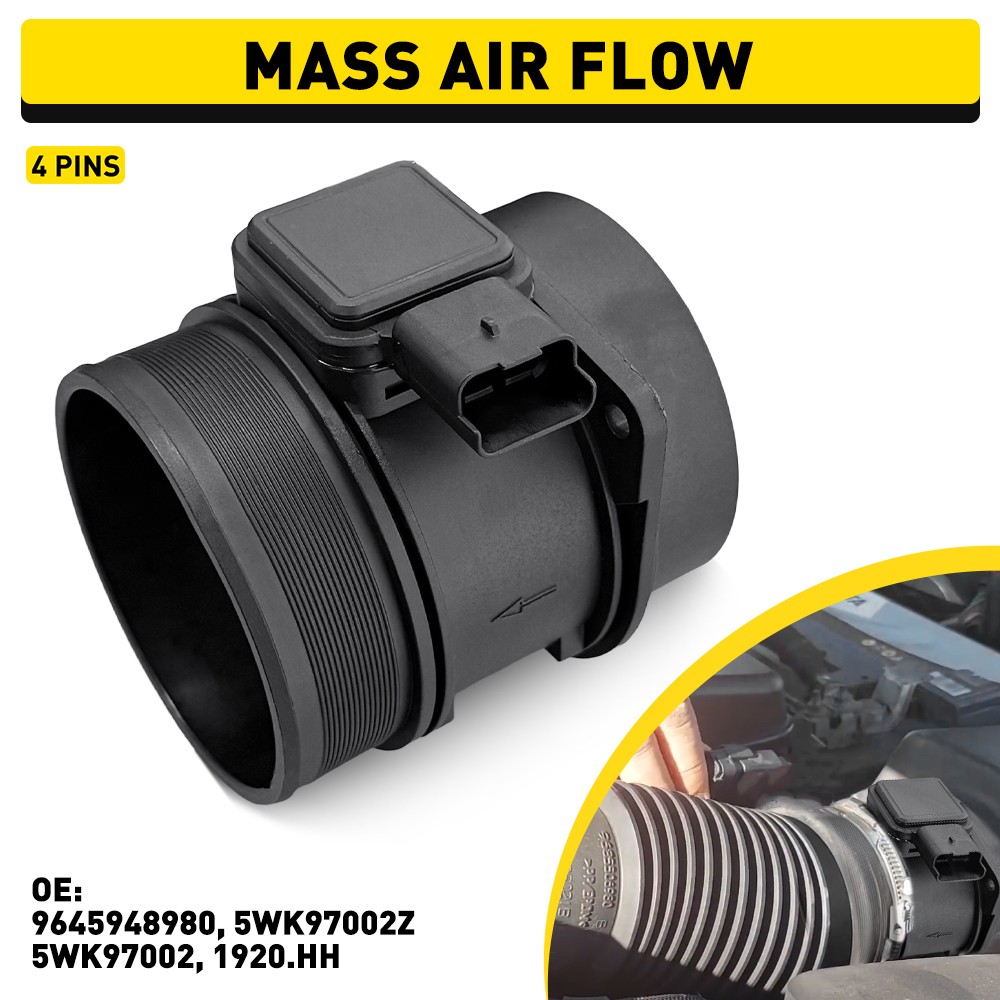 Mass Air Flow Meter Sensor For Citroen C5 Dispatch Peugeot 407 508 Expert 2.0HDI