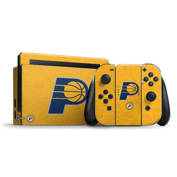 NBA Indiana Pacers Nintendo Switch Bundle Skin - Indiana Pacers Distressed
