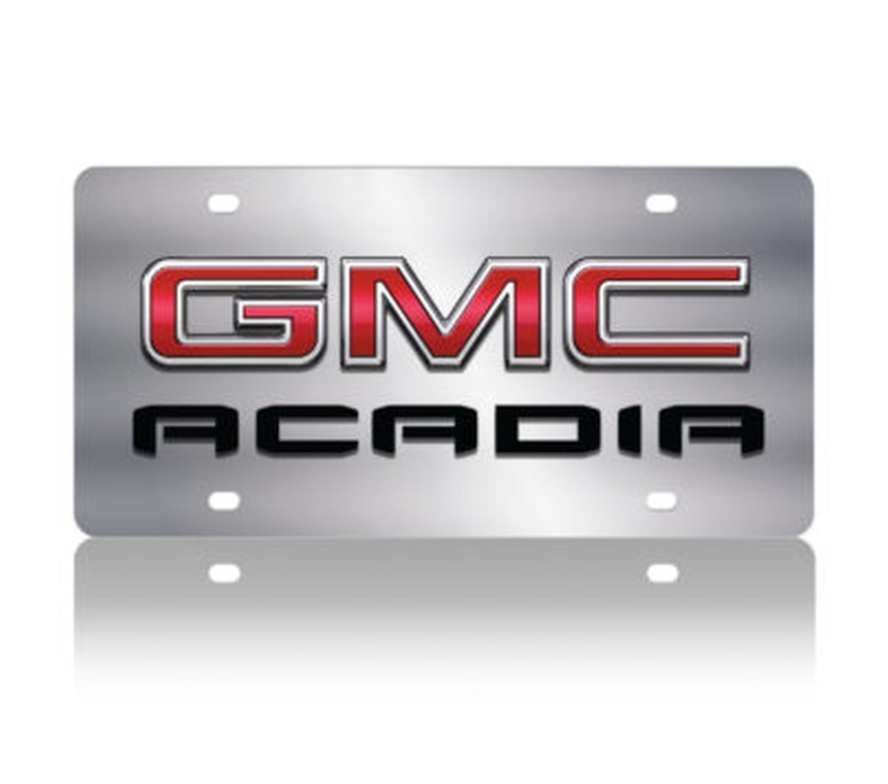 GMC Acadia Stainless Steel License Plate Frame-image