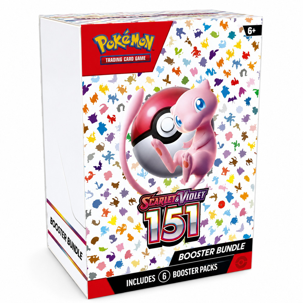 Pokemon Scarlet & Violet 151 Booster Bundle Box | 6 Booster Packs | Factory Seal