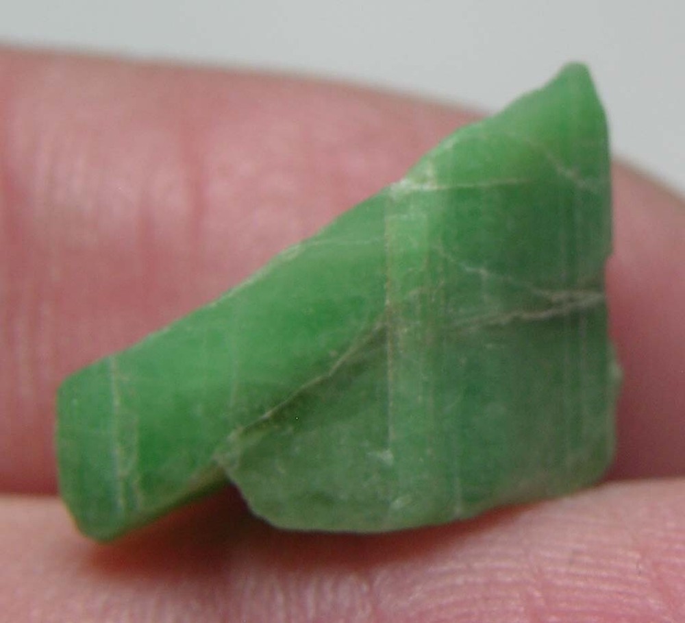 8.85ct Natural Ha Giang Vietnam Emerald Crystal Specimen 15mm 1.75g