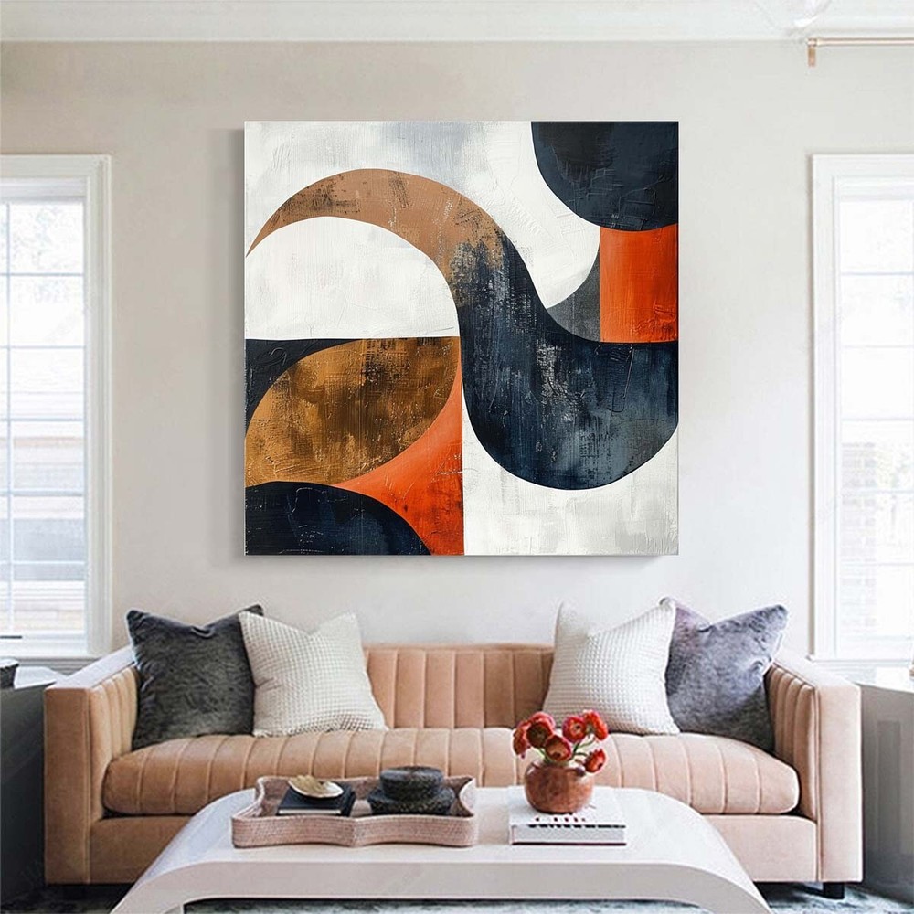 Handmade engshui Abstract Texture Oil Painting On Canvas Wall Art Home Decor