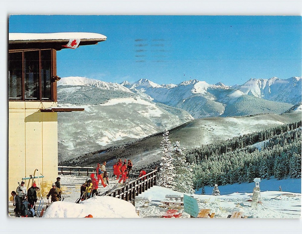 Postcard Mid Vail area Vail Mountain Vail Colorado USA