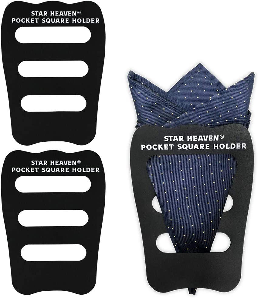 Pocket Squares Holder for Men, Best Accessories for Suits, Tuxedos,Vests and Din