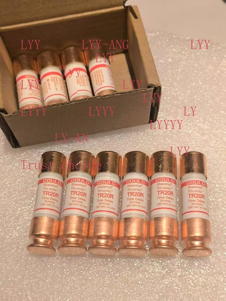 10 pack of Gould Shawmut TR20R Fuse, 250V 20A