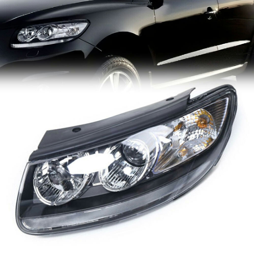 Halogen Headlight For 2007-2012 Hyundai Santa Fe OEM Left Driver Side Headlamp