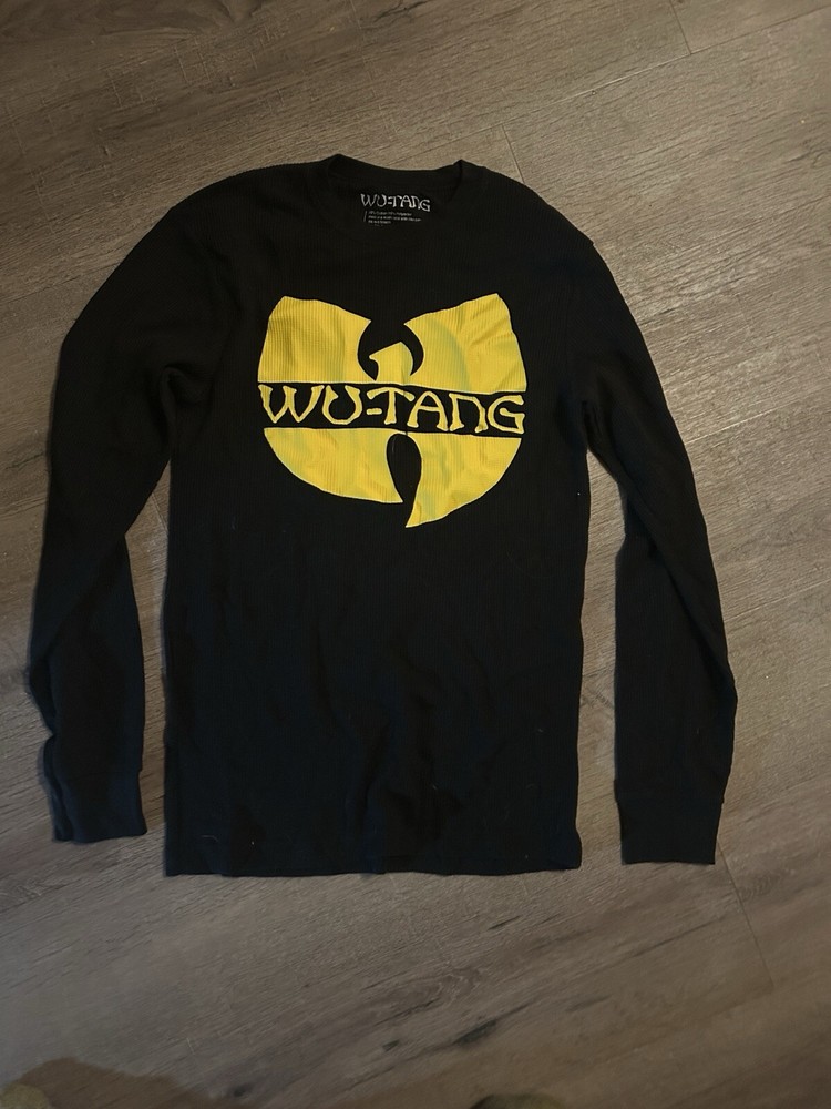 Wu Tang Clan Mens Small Long Sleeve Thermal Rap Hip-Hop 90s Shirt NWOT