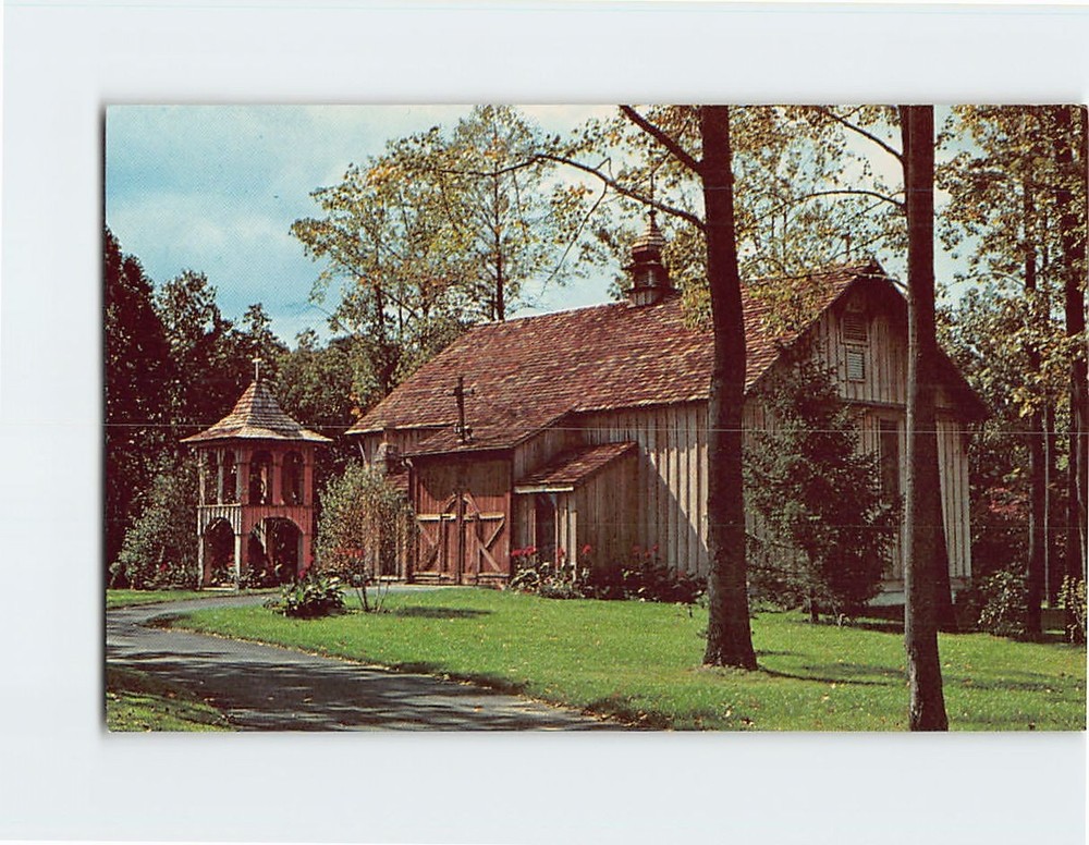 Postcard Barn Chapel National Shrine of Our Lady of Czestochowa Doylestown PA
