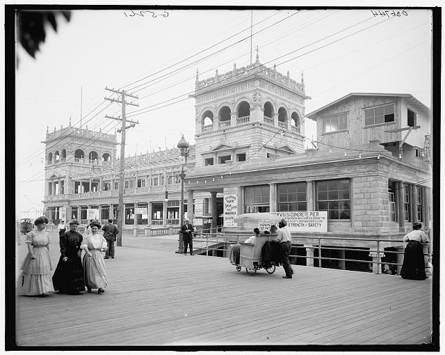 Photo:Atlantic City NJ Young's Million Dollar Pier 1910s Boardwalk Pier