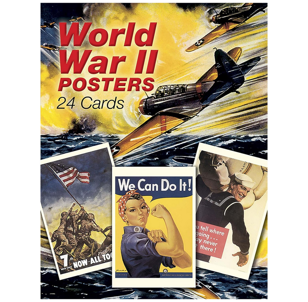 World War II Posters: 24 Cards by Florence Leniston 2001, Trade Paperback A3-2