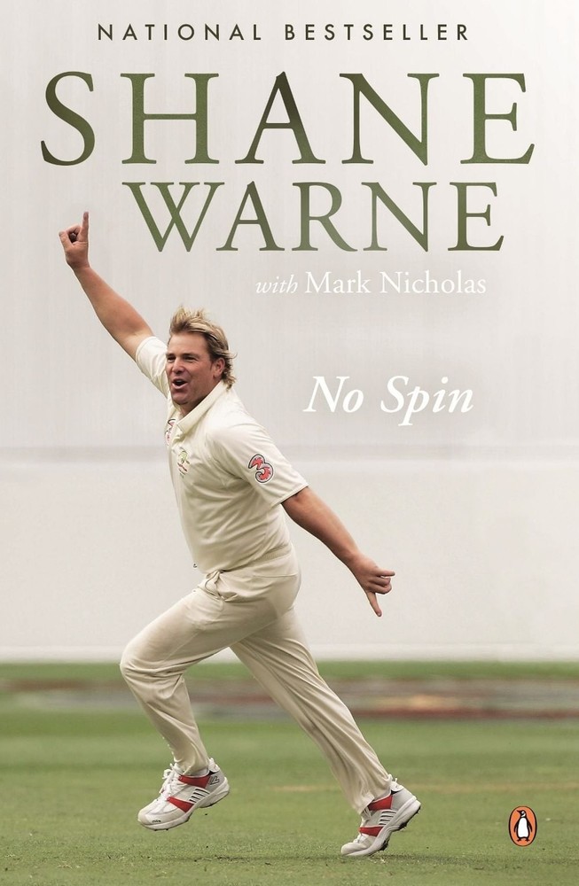 No Spin: The autobiography of Shane Warne by Shane Warne (English) Paperback Boo