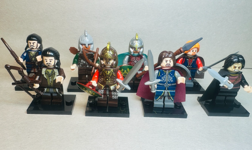 Custom Lego The Hobbit/ Lord of the Rings Theoden's Army Minifigures 8 Pack