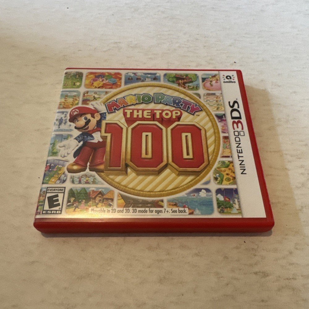 Nintendo Mario Party: The Top 100 3DS Game, with case