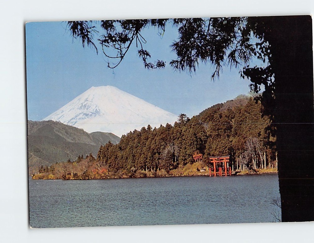 Postcard Mt. Fuji from Lake Ashi Japan