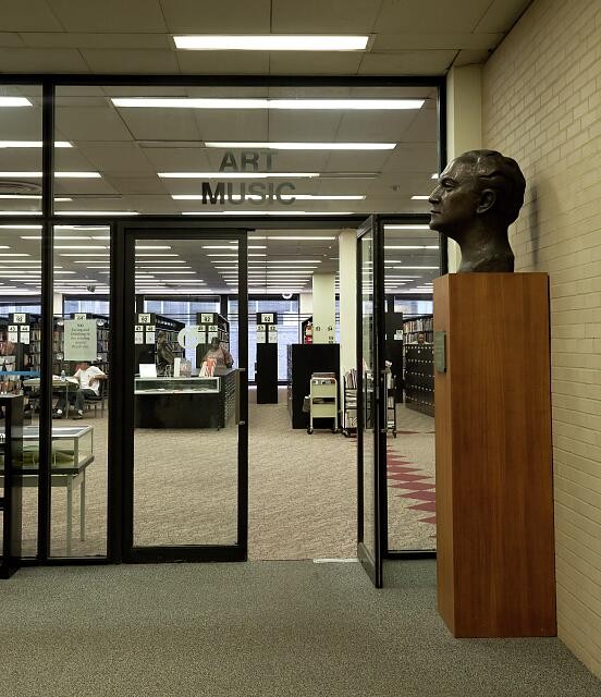 Washington D.C. Martin Luther King Jr Memorial Library 2011 Art Music Interior