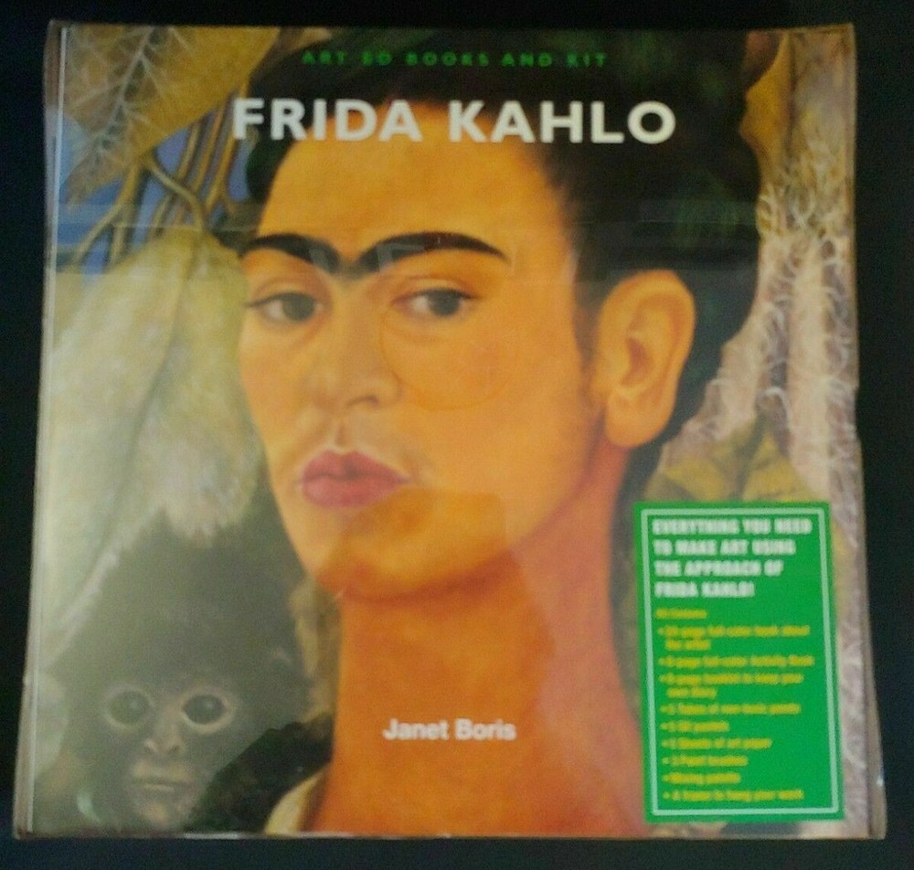 ART ED BOOKS AND KIT: FRIDA KAHLO Painting Training School Gift New Boris Learn