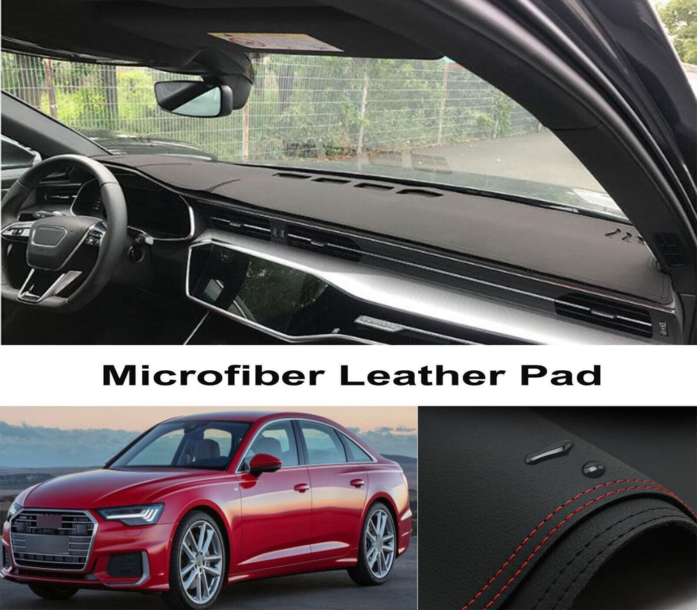 Audi A6 2019-24 PU Leather Dash Mat Sun Cover Interior Dashboard Pad Protector