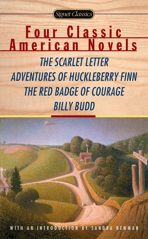 Four Classic American Novels: The Scarlet Letter, Adventures of Huckleberry ...