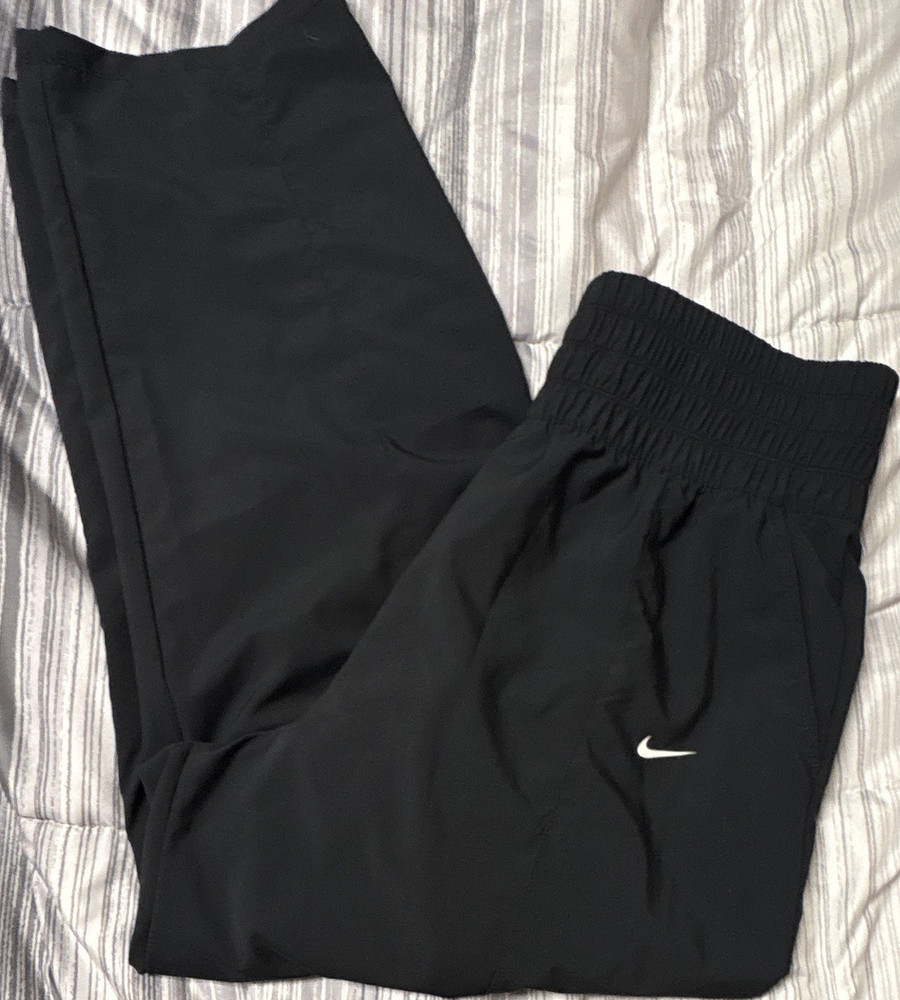 Nike Dri-FIT Men’s Black Track Pants XL Polyester Pull On Pockets